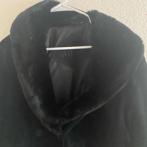 VINTAGE GITANO suede leather with faux fur - Picture 4 of 5